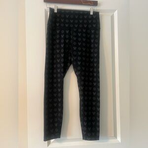Lululemon black Wunder Train High Rise Disney tights!